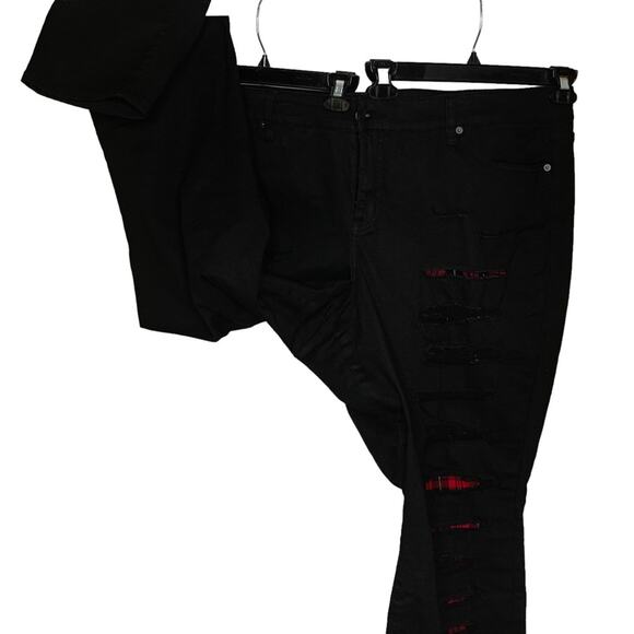 Torrid Premium Skinny Jeans 5 Working Pocket Belt Loops Size 26R Black - Picture 6 of 15